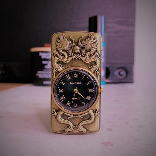 FS Embossed Watch Jet Lighter