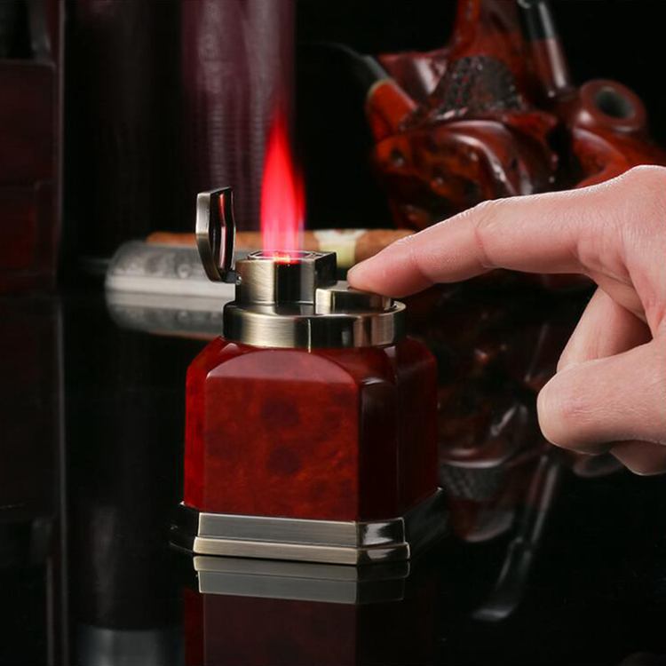 FS Octagonal Red Flame Jet Lighter